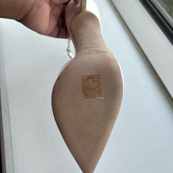 Absolutely beautiful Jimmy Choo Saeda 100MM Suede Pumps size 37 - Picture 12 of 15